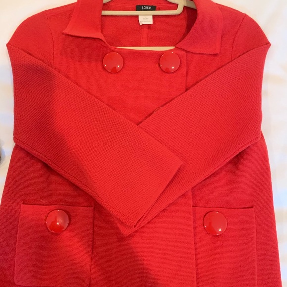 J CREW CORAL SWEATER BLAZER - Picture 2 of 7